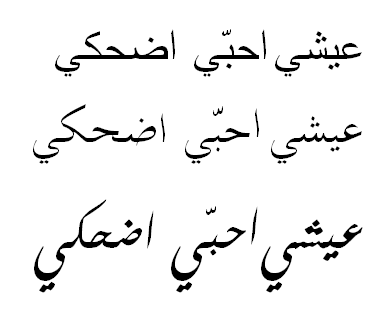 In Arabic verbs change according to the gender. There are three different 